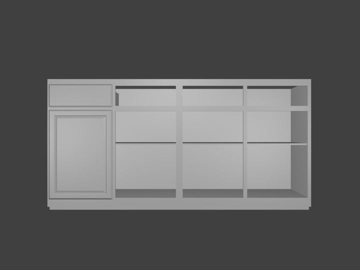 Adjustable Lower Kitchen Cabinet preview image 1
